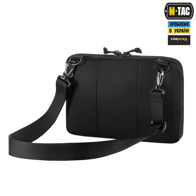 M-Tac сумка Admin Bag Medium Elite с липучкой Black