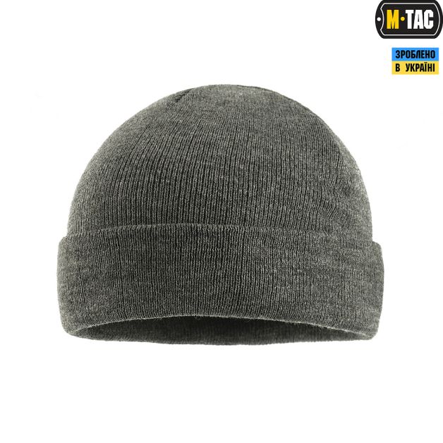 M-Tac шапка тонка в'язка 100% акрил Grey
