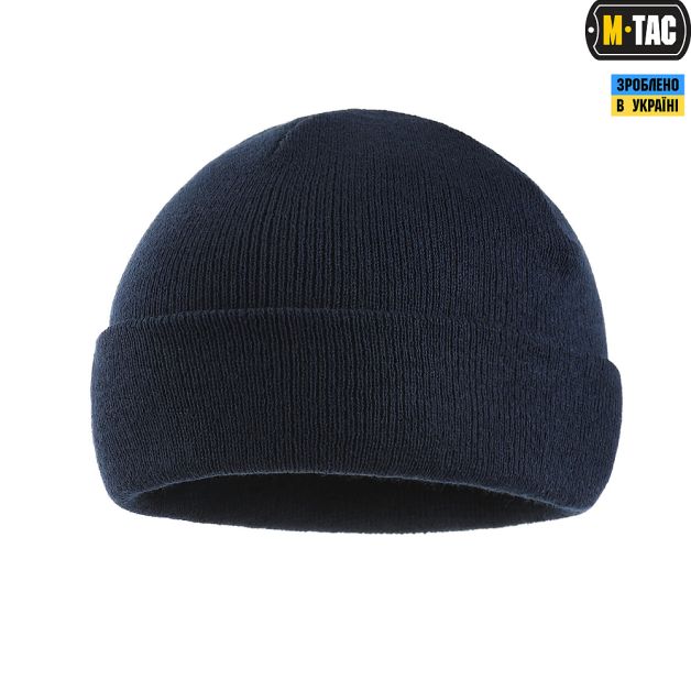 M-Tac шапка тонка в'язка 100% акрил Dark Navy Blue