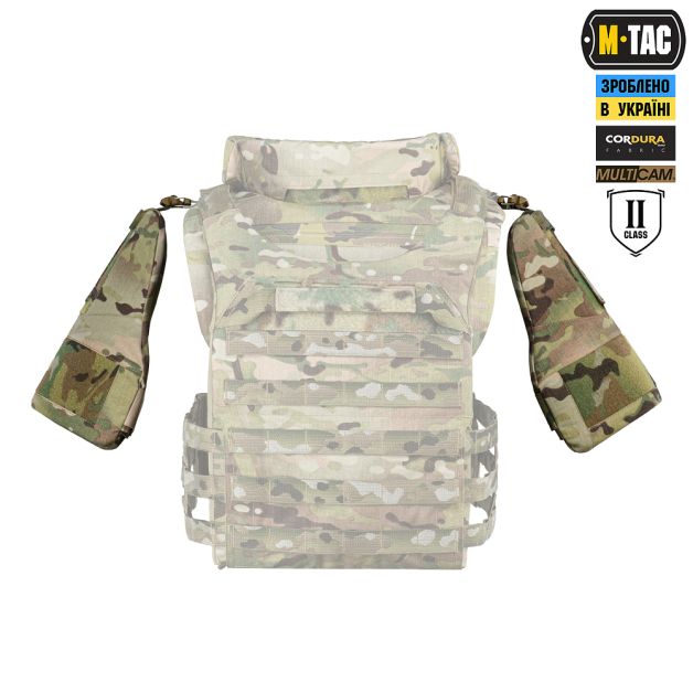 M-Tac плечевая защита с баллистическими пакетами 2 класс для Cuirass Multicam