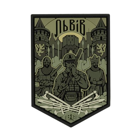 Brand Element нашивка Львів PVC olive