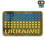 M-Tac нашивка Ukraine 50х80 Velcro/PVC Multicam