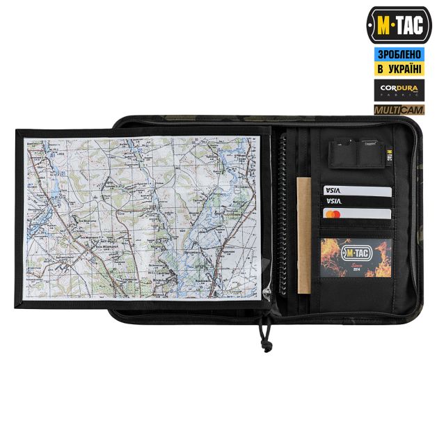 M-Tac планшет-органайзер А5 Elite Multicam Black