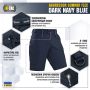 M-Tac шорты Aggressor Summer Flex Dark Navy Blue