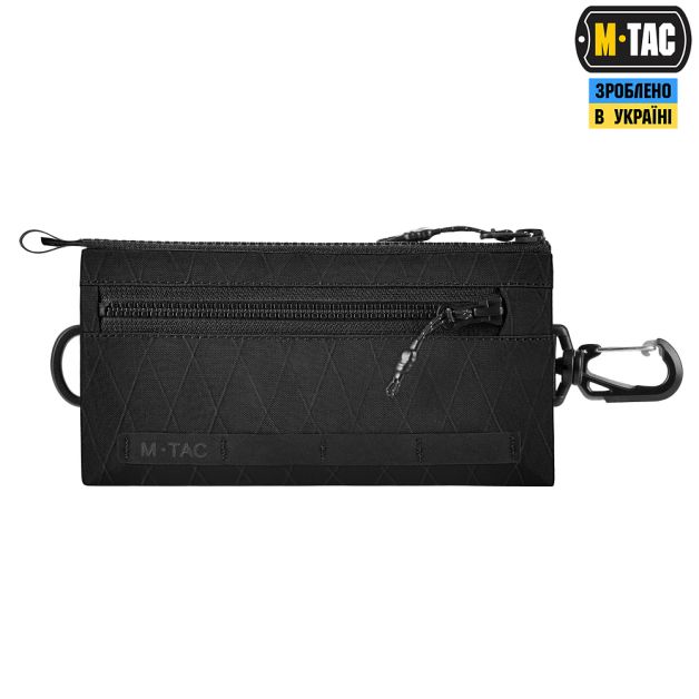 M-Tac кошелек с горизонтальный с карабином X-PAC Elite Black