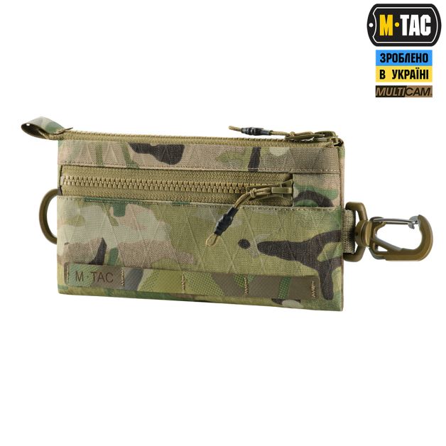 M-Tac кошелек с горизонтальный с карабином X-PAC Elite Multicam