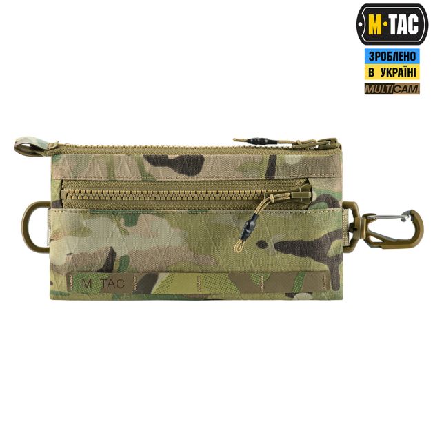 M-Tac кошелек с горизонтальный с карабином X-PAC Elite Multicam