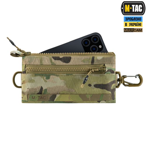M-Tac кошелек с горизонтальный с карабином X-PAC Elite Multicam