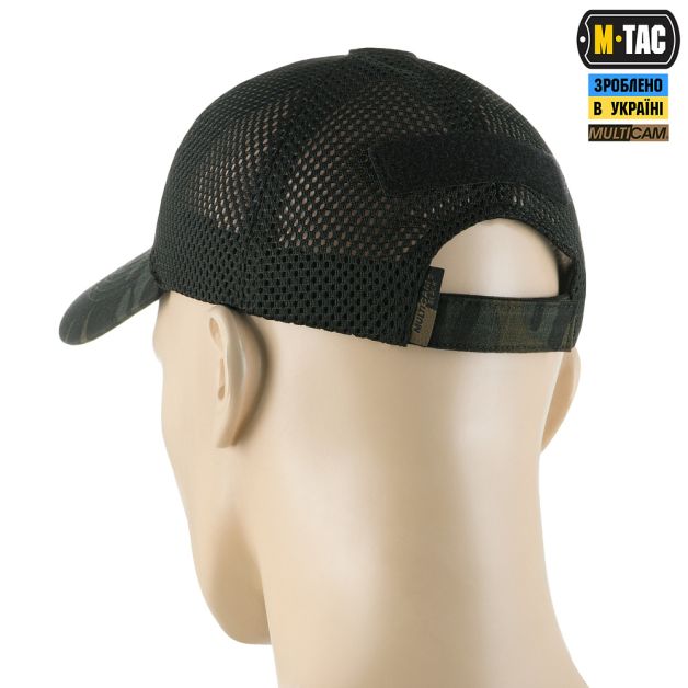 M-Tac бейсболка Elite тактическая с сеткой NYCO Extreme Multicam Black