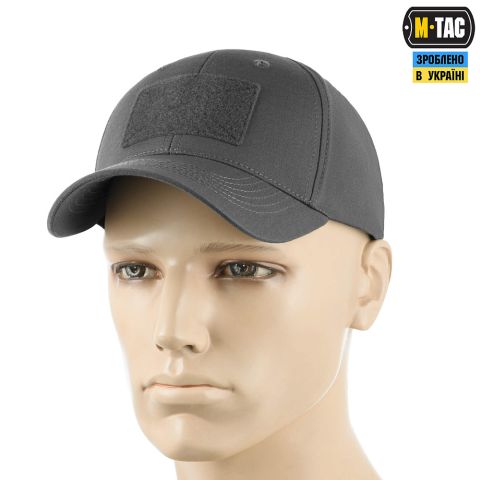 M-Tac бейсболка тактична Elite Flex ріп-стоп Wolf Grey