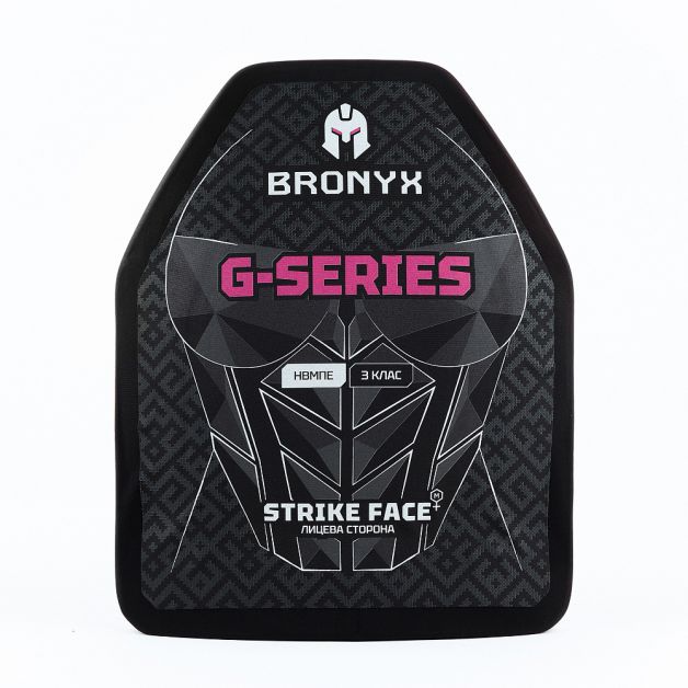 BRONYX комплект бронеплит (2 шт) G-Series (для жінок) 3-го класу розмір M