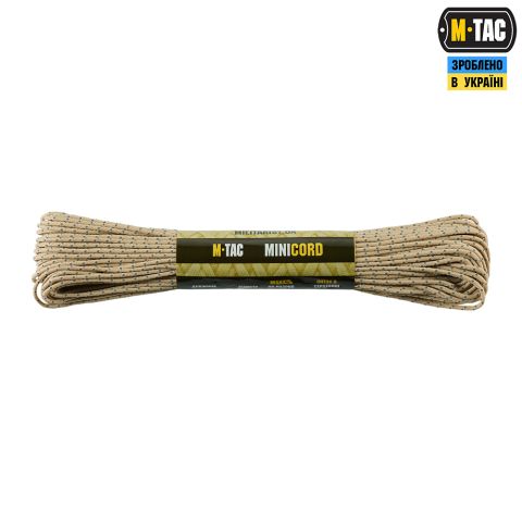 M-Tac паракорд Minicord 30m Sand Reflective