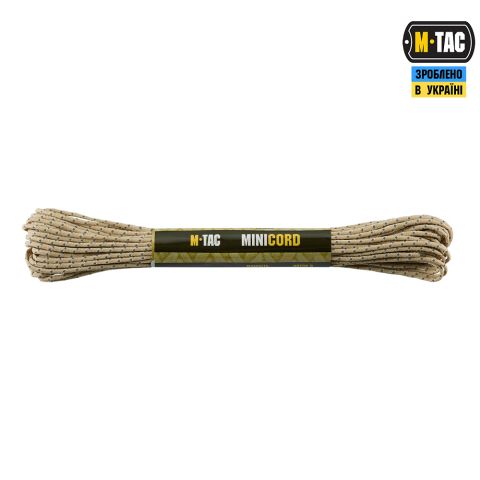 M-Tac паракорд Minicord 15m Reflective Sand