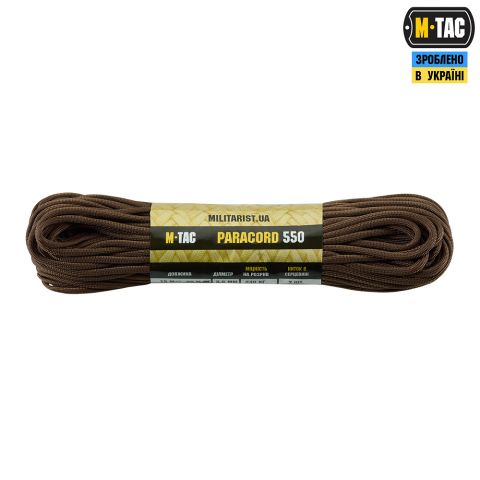 M-Tac паракорд 550 type III 30m Brown