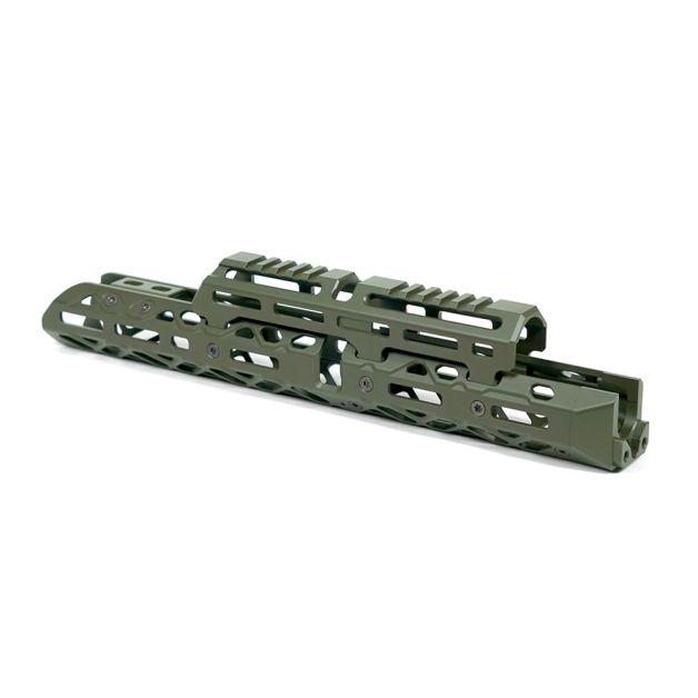 Крук цівка для АК довге с кріпленням та довгим верхнім містком M-Lok OD Green (1U004B)