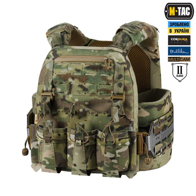 M-Tac плитоноска Cuirass Tiger Elite 2 клас захисту (розмір плити L) Multicam