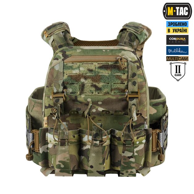 M-Tac плитоноска Cuirass Tiger Elite 2 клас захисту (розмір плити L) Multicam