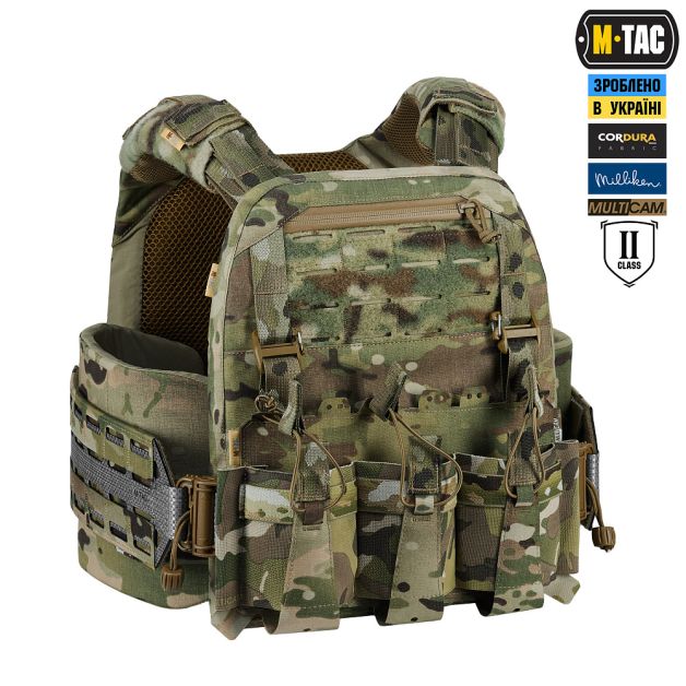 M-Tac плитоноска Cuirass Tiger Elite 2 клас захисту (розмір плити L) Multicam
