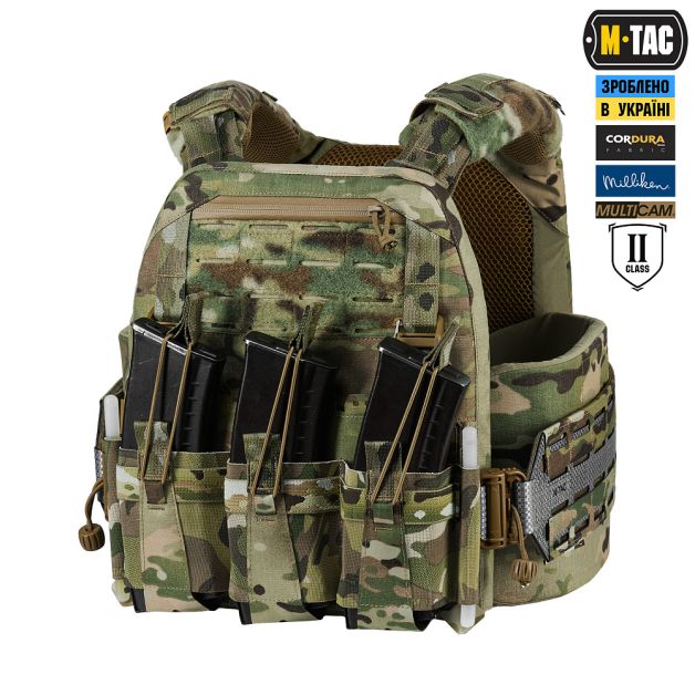 M-Tac плитоноска Cuirass Tiger Elite 2 клас захисту (розмір плити L) Multicam