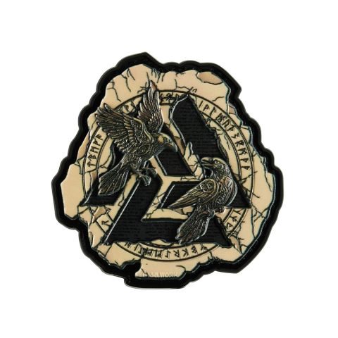 Нашивка Valknut ravens PVC