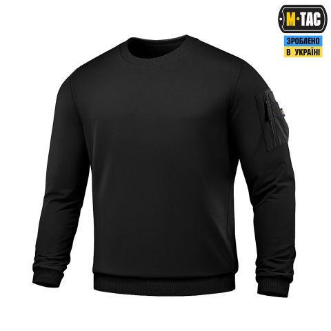 M-Tac світшот Nylon Pocket Cotton Hard Black