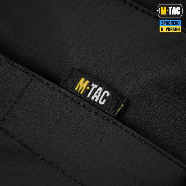 M-Tac світшот Nylon Pocket Cotton Hard Black