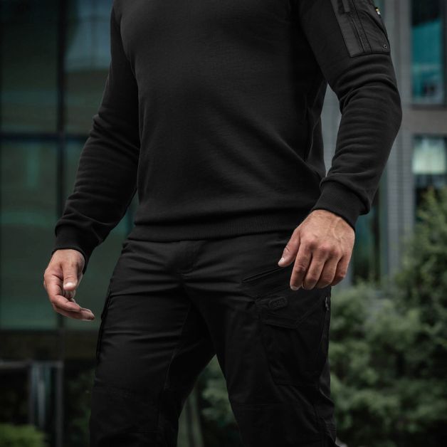 M-Tac світшот Nylon Pocket Cotton Hard Black