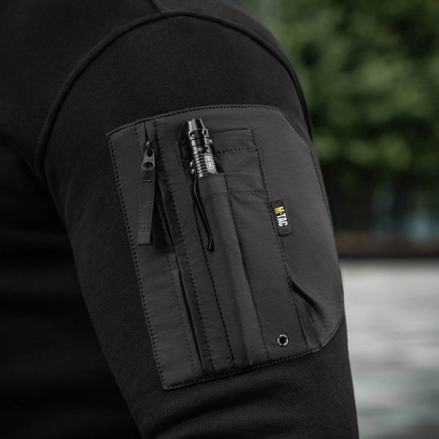 M-Tac світшот Nylon Pocket Cotton Hard Black
