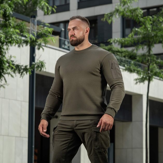 M-Tac свитшот Nylon Pocket Cotton Hard Ranger Green