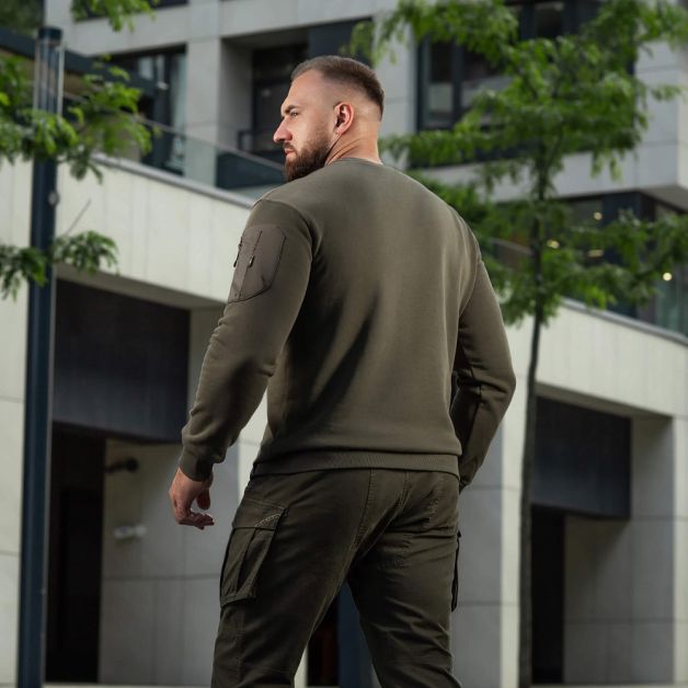 M-Tac свитшот Nylon Pocket Cotton Hard Ranger Green