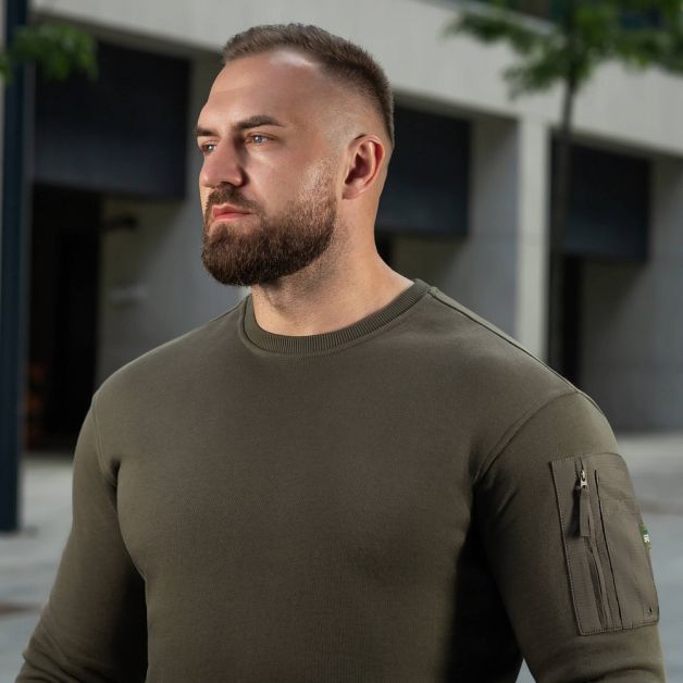 M-Tac свитшот Nylon Pocket Cotton Hard Ranger Green