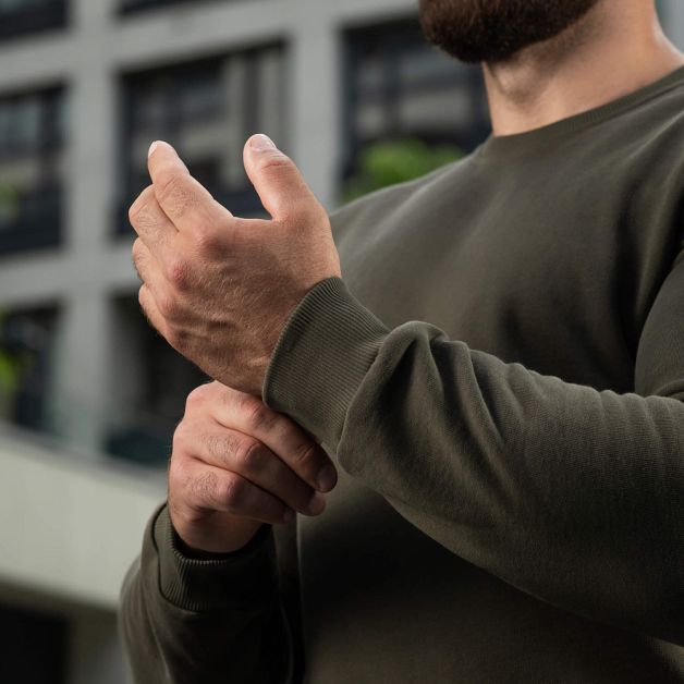 M-Tac свитшот Nylon Pocket Cotton Hard Ranger Green