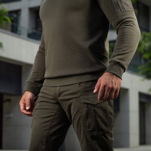 M-Tac свитшот Nylon Pocket Cotton Hard Ranger Green