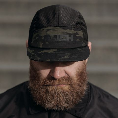 R3ICH бейсболка 5-панельна mate 3D Multicam Black