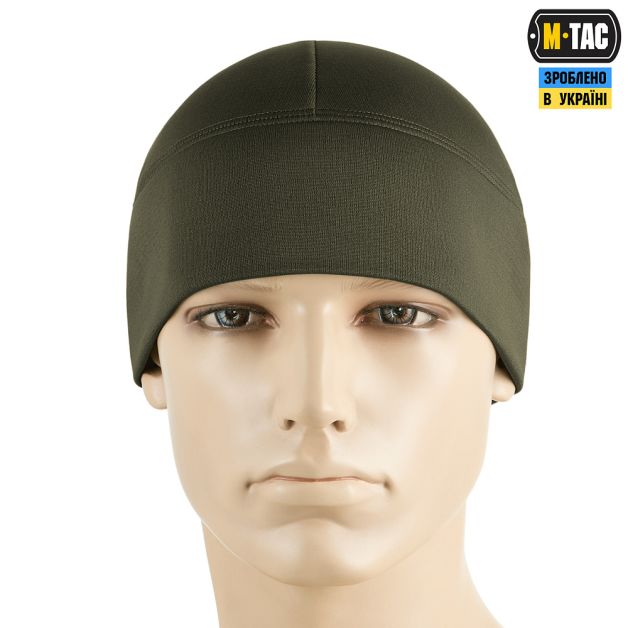 M-Tac шапка-подшлемник микрофлис рип-стоп Dark Olive
