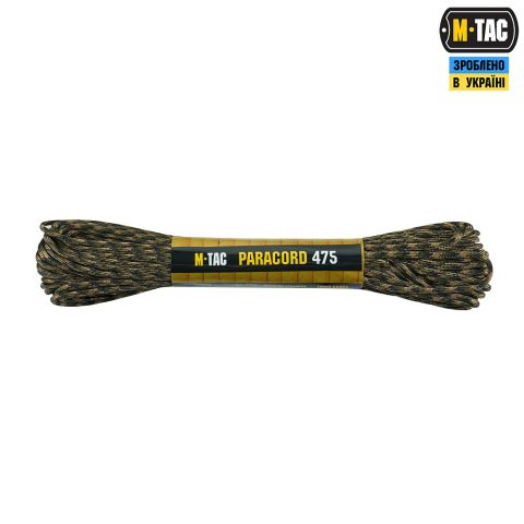 M-Tac паракорд 475 15m Woodland Marpat