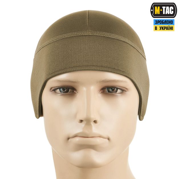 M-Tac шапка-подшлемник Gen.II микрофлис рип-стоп Tan