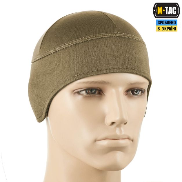 M-Tac шапка-подшлемник Gen.II микрофлис рип-стоп Tan