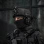 M-Tac шапка-підшоломник мікрофліс ріп-стоп Black