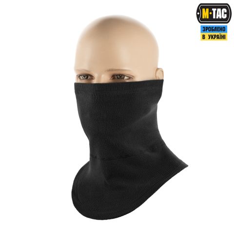 M-Tac шарф-труба анатомічний мікрофліс ріп-стоп Black
