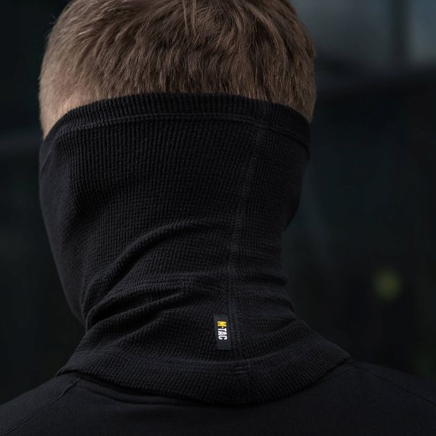 M-Tac шарф-труба анатомічний мікрофліс ріп-стоп Black