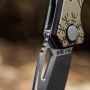 M-Tac ніж складний Type 12 Scandinavian Stonewash Black/Sand