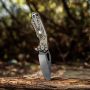M-Tac ніж складний Type 12 Scandinavian Stonewash Black/Sand
