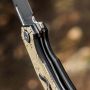 M-Tac ніж складний Type 12 Scandinavian Stonewash Black/Sand