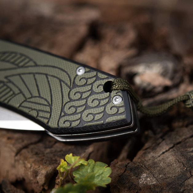 M-Tac ніж складний Type 12 Scandinavian Stonewash Black/Olive