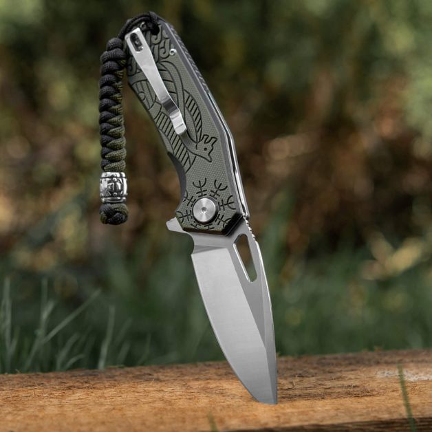 M-Tac ніж складний Type 12 Scandinavian Black/Olive