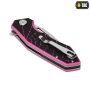 M-Tac ніж складний Type 12 Spider Web Black/Pink/Steel