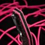 M-Tac ніж складний Type 12 Spider Web Black/Pink/Steel