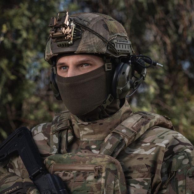 M-Tac балаклава-ніндзя Basic мікрофліс ріп-стоп Dark Olive