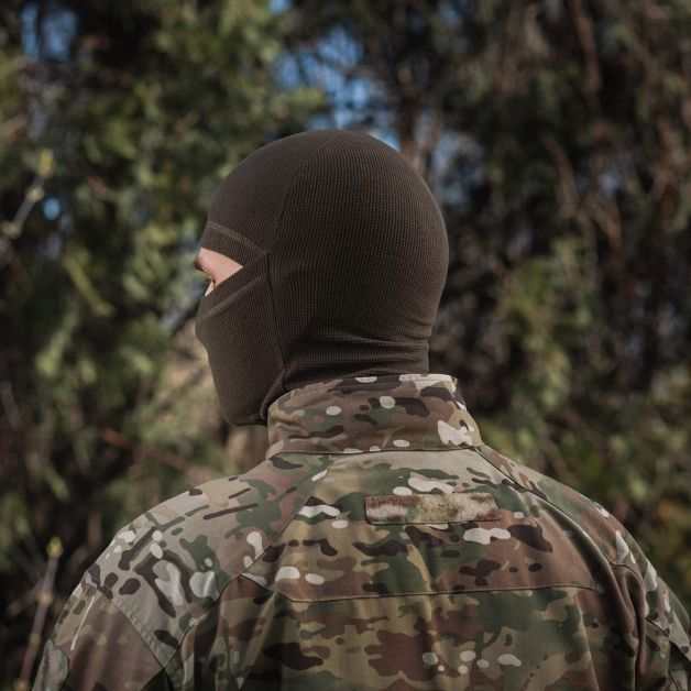M-Tac балаклава-ніндзя Basic мікрофліс ріп-стоп Dark Olive